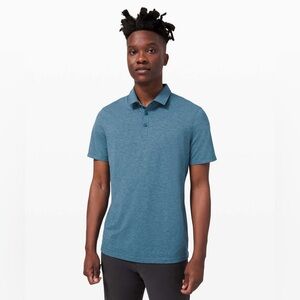 Lululemon Athletica Blue Polo Shirt Modern Fit